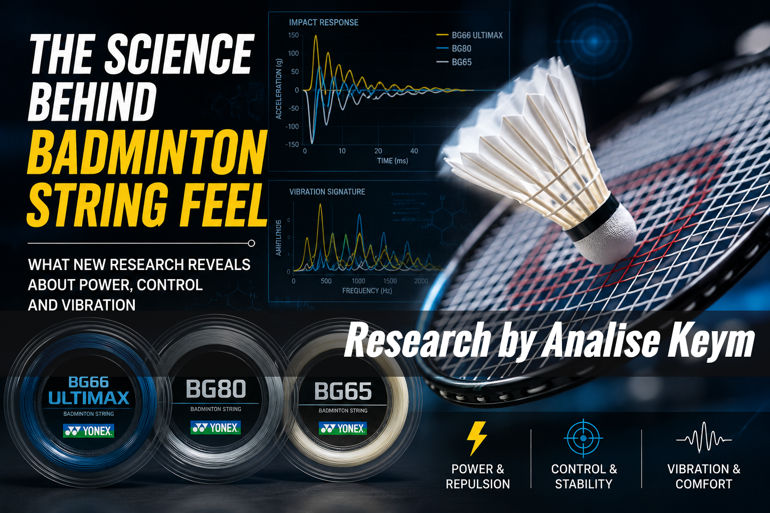 The Science Behind Badminton String Feel, What This New Research Reveals