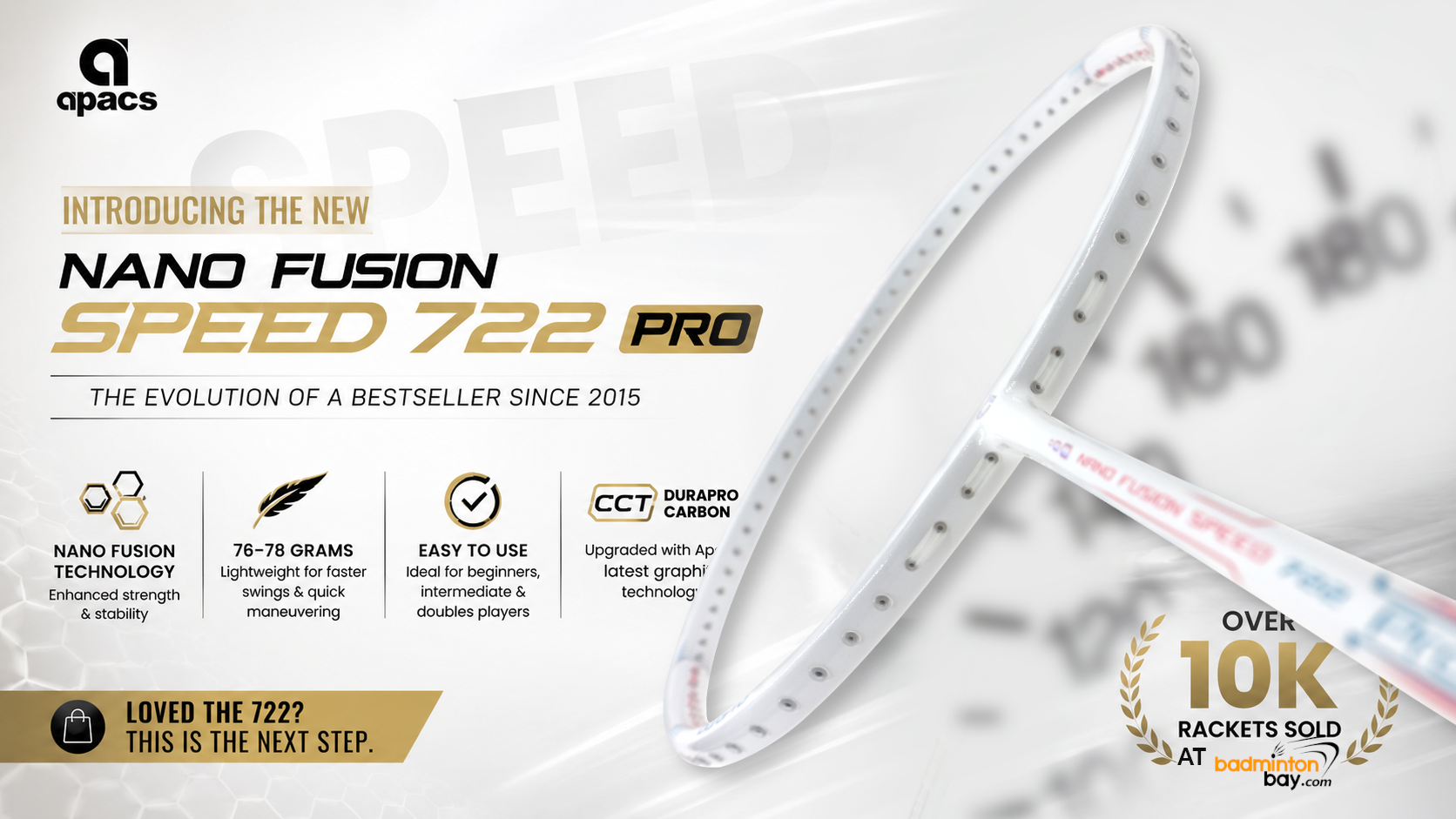 Introducing the New Apacs Nano Fusion Speed 722 Pro