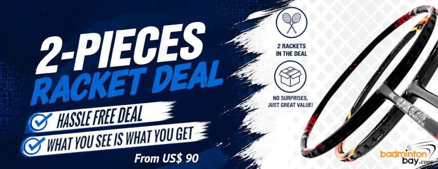 Buy 2, Get 1 Free: More Rackets, More Value (Limited time)!